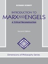 Introduction To Marx And Engels (eBook): A Critical Reconstruction